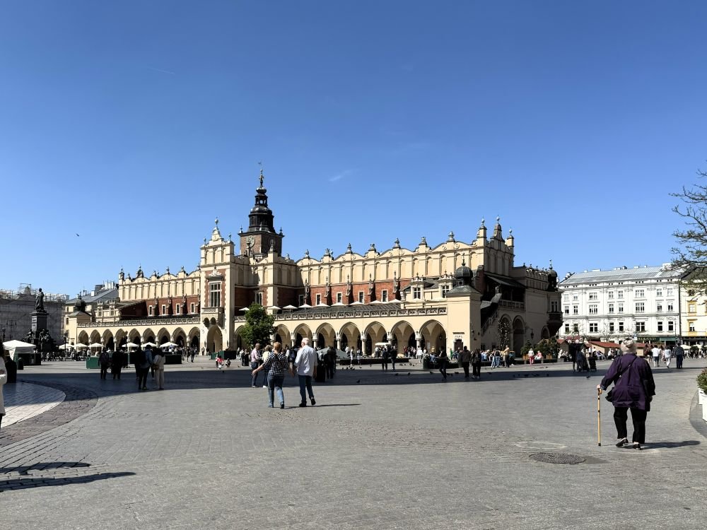 Turgaus halė (Sukiennice) centrinėje Krokuvos miesto aikštėje